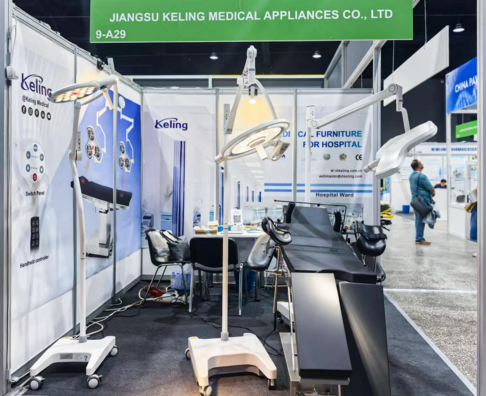 Keling Medical booth at KIHE Kazakhstan