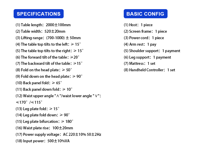 Electric Operating Table-KL-D-FOUR-TWO - imagine 3