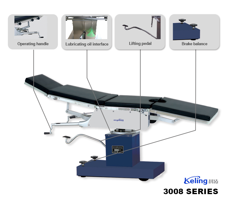 Hydraulic Operating Table-3008 – Image 4