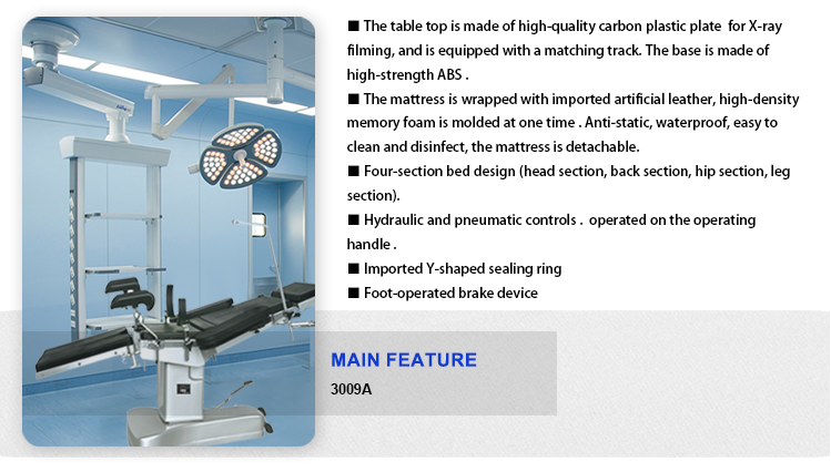 Hydraulic Operating Table-3009 – Image 3