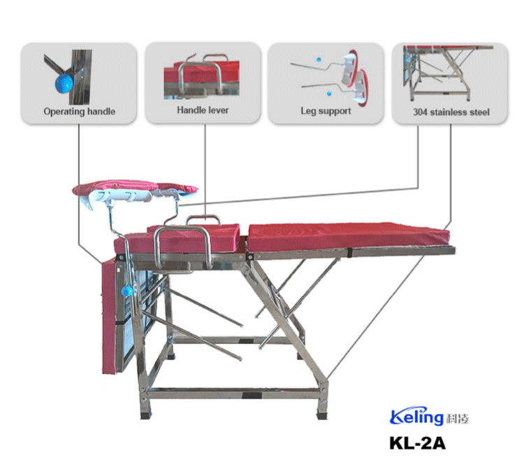Gynecological Examination Table-KL-2A - Attēls 4