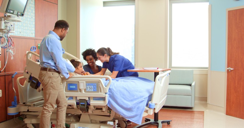 Cómodo colchón para cama de hospital